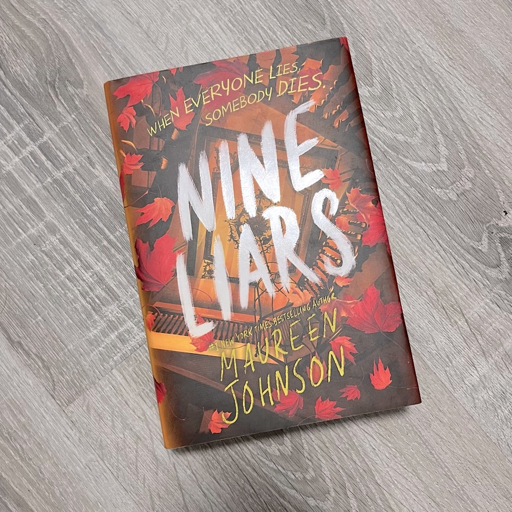 Nine Liars by Maureen Johnson | Hardcover| Thrilling Mystery YA Novel
